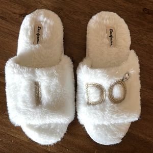 Dearfoams Wedding Slippers 7-8